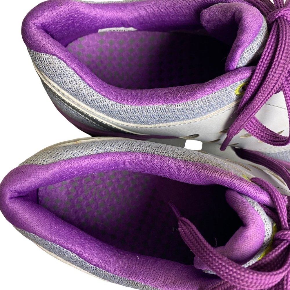 Vionic purple lavender gray arch support orthotic orthaheel sneakers women's 8 - Picture 10 of 11